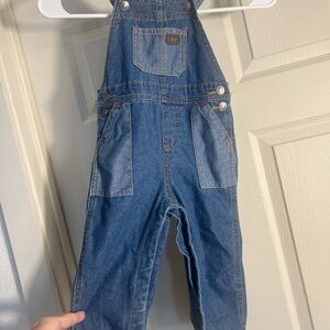 Lee Kids Blue Denim patch Overalls